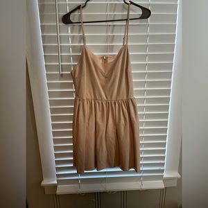 Pink pleather cocktail dress